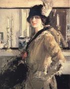 Francis Campbell Boileau Cadell The Black Hat china oil painting artist